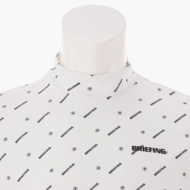 MENS MONOGRAM HIGH NECK | ハイネックTシャツ | ホワイト | メンズ | ゴルフウェア