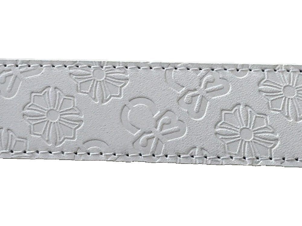 Insignia Emblem Leather Belt | ベルト | ホワイト | メンズ | ゴルフ
