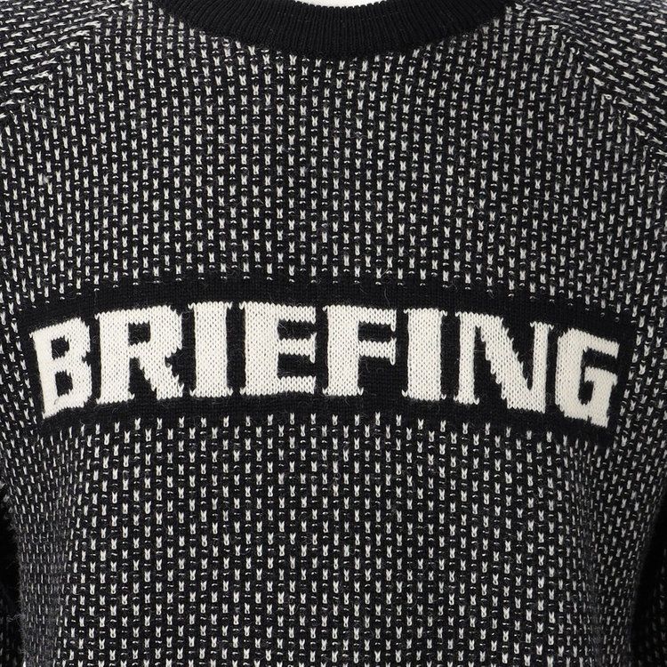 MERINO WOOL LOGO CREWNECK KNIT | セーター | ブラック | メンズ | ゴルフウェア