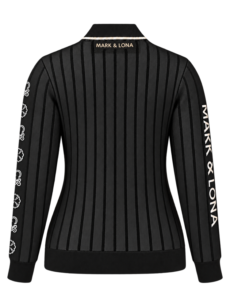 Lurex Rib Mock Neck Knit | セーター | ブラック | レディース | ゴルフウェア