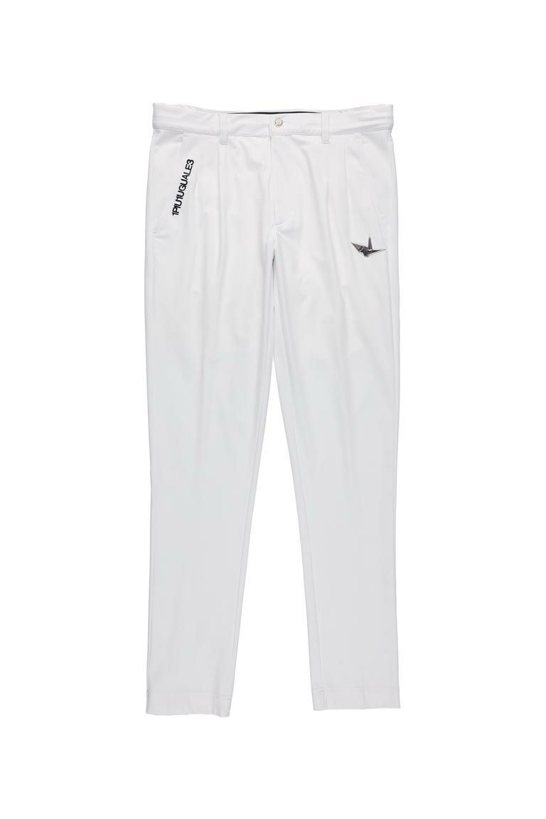 【2026年SS予約商品】TUCK PANTS［WHITE］ | ロングパンツ | ホワイト | メンズ | ゴルフウェア