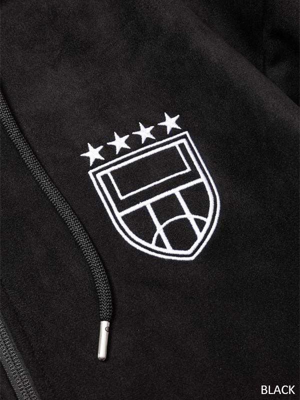 ESTER SUEDE ZIP HOODIE | パーカー | ブラック | メンズ