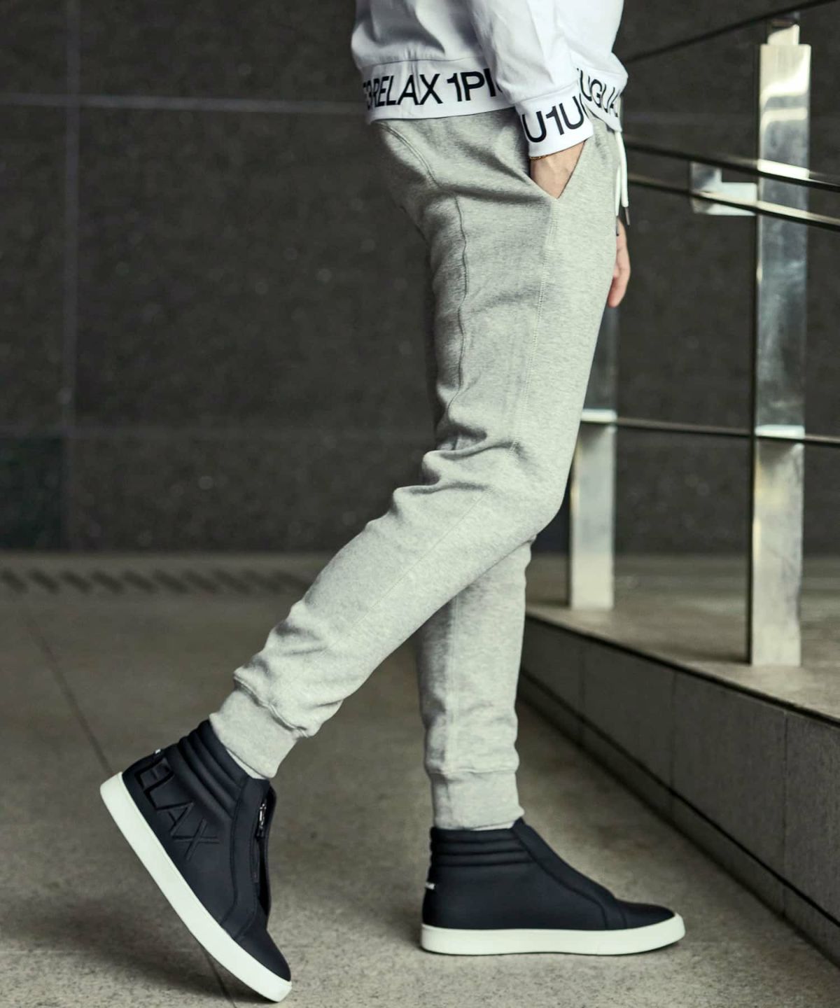 HEAVY FLEECE CIRCLE LOGO LONG PANTS | ロングパンツ | トップグレー | メンズ