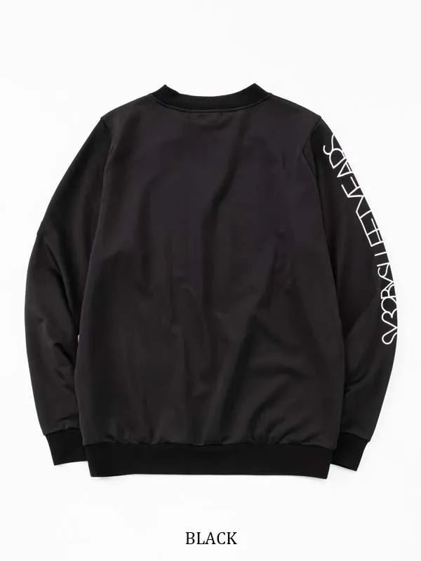 BACK STRIPE WAVE L/S MOCK | モックネック | 長袖Tシャツ | ブラック | メンズ | ゴルフウェア