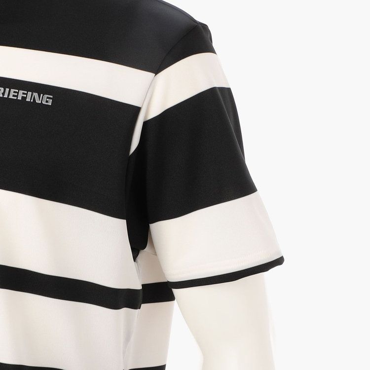 MEN’S PANEL STRIPE HIGHNECK （リラックスフィット） | ハイネックシャツ | ブラック | メンズ | ゴルフウェア