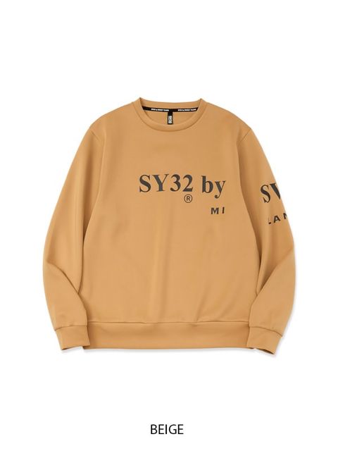 DOUBLEKNIT SEPARATE GRAPHIC CREW | トレーナー | ベージュ | メンズ | ゴルフウェア