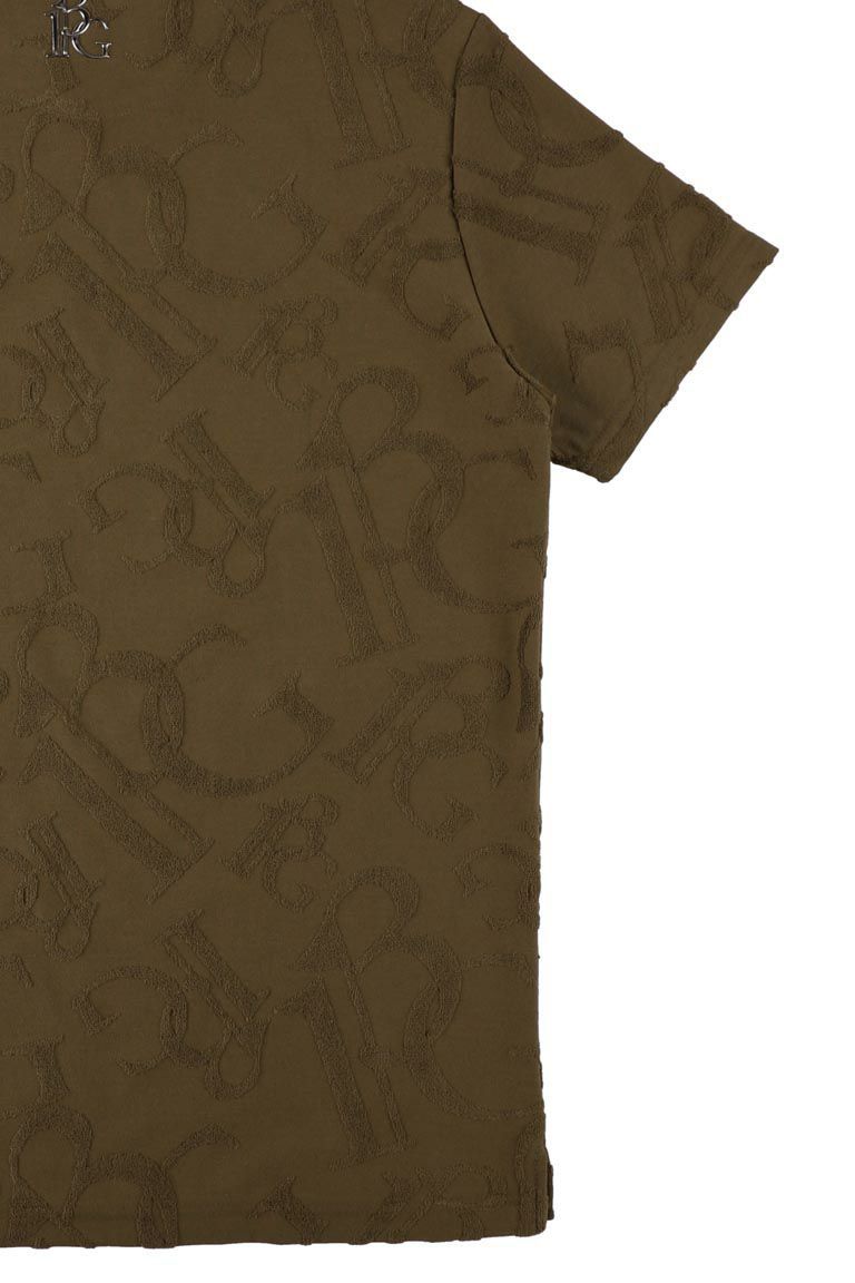 【2026年SS予約商品】113G PILE MOCK［KHAKI］ | モックネックシャツ | カーキ | メンズ | ゴルフウェア