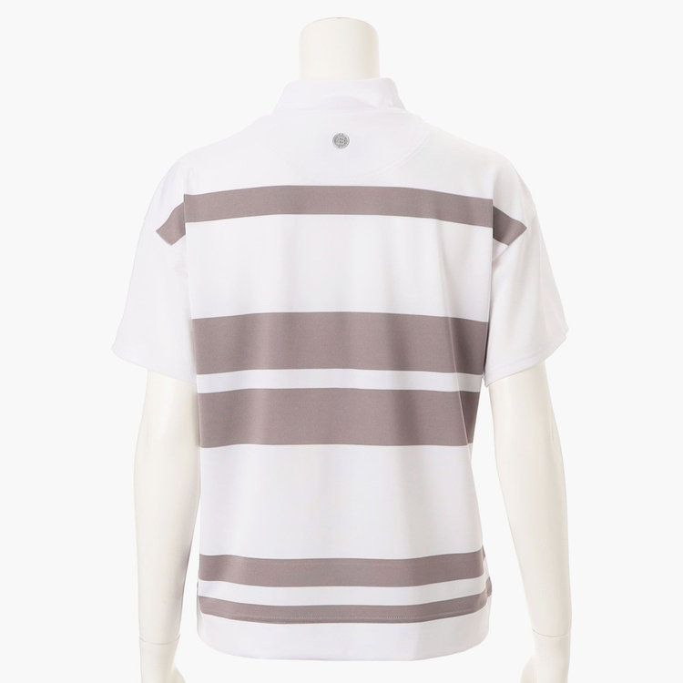 WOMEN’S PANEL STRIPE HIGHNECK RF | ハイネックシャツ | ホワイト | レディース | ゴルフウェア