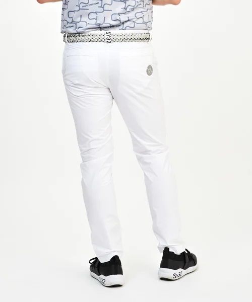 STRETCH SOFT DOUBLE CLOTH LONG PANTS | ロングパンツ | ホワイト | メンズ | ゴルフウェア