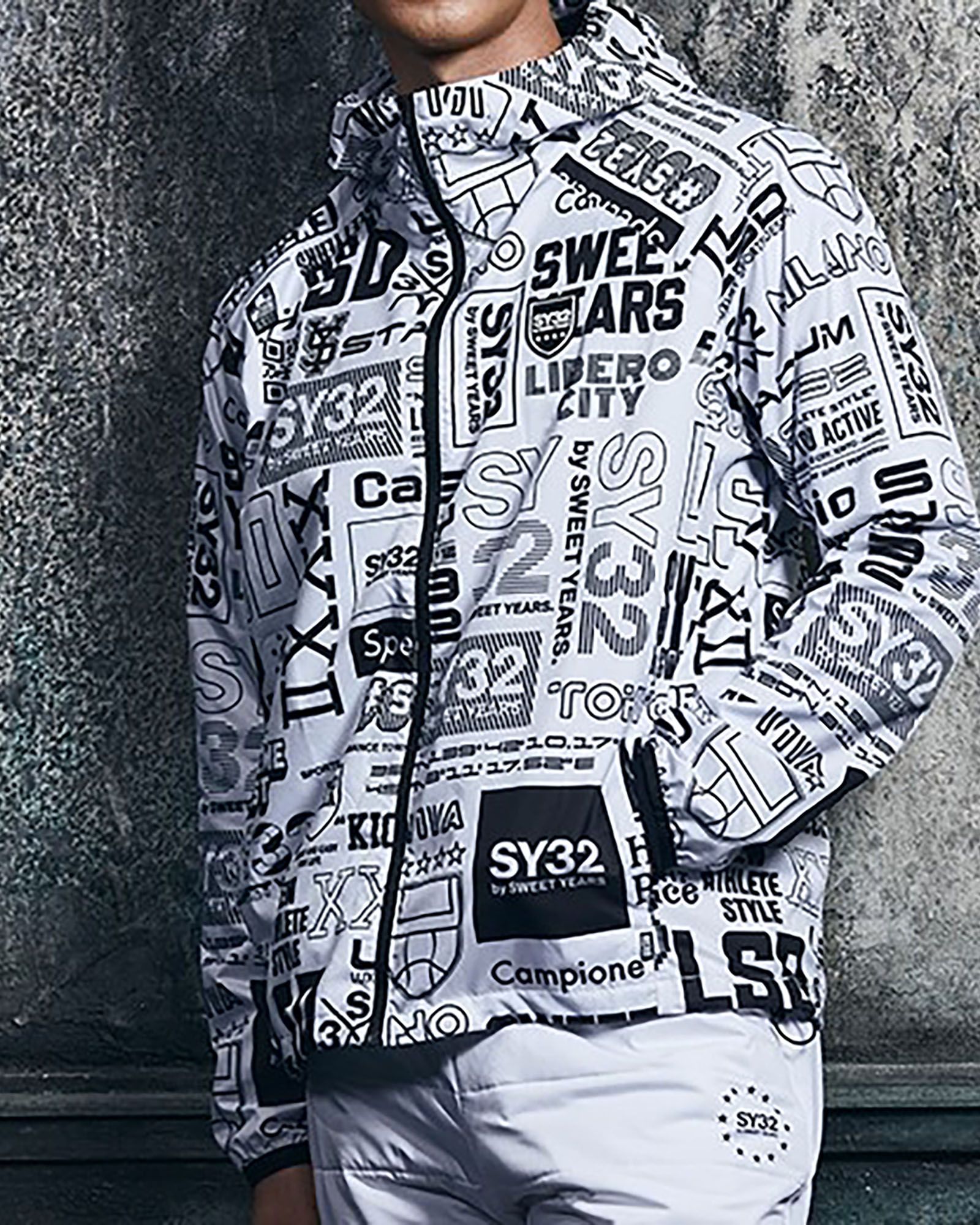 PRINT WINDBREAKER | ウィンドブレーカー | ホワイト | メンズ |  ゴルフウェア