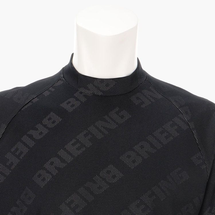 CE MS BIAS LOGO MOCK NECK RELAXED FIT | カットソー | ブラック | メンズ | ゴルフウェア