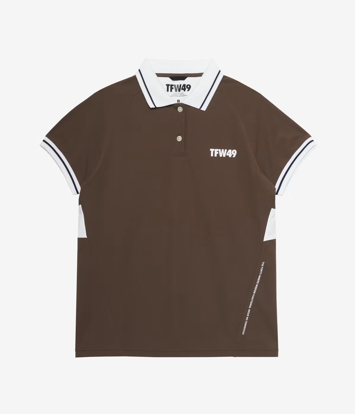 ROF LINE POLO | ポロシャツ | ブラウン | レディース | ゴルフウェア
