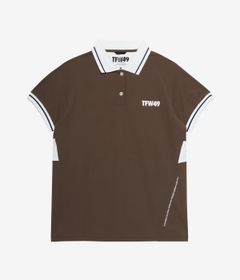 ROF LINE POLO | ポロシャツ | ブラウン | レディース | ゴルフウェア