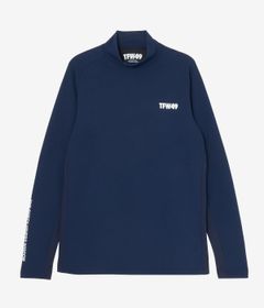 WARM MOCKNECK L/S T | モックネックシャツ | ネイビー×ブラック | メンズ | ゴルフウェア