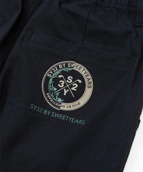 RECYCLE WOVEN OX STRETCH LONG PANTS | ロングパンツ | ブラック | メンズ | ゴルフウェア