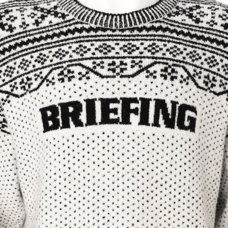 HOL MEN’S FAIR ISLE CREWNECK KNIT | ニット | ホワイト | メンズ | ゴルフウェア