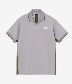 BACK MESH SKIPPER POLO | ポロシャツ | グレージュ | メンズ | ゴルフウェア