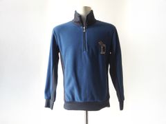 トスカーナ フリース ジャージ ジップ トップス | モックネックシャツ | ブルー | メンズ | ゴルフウェア