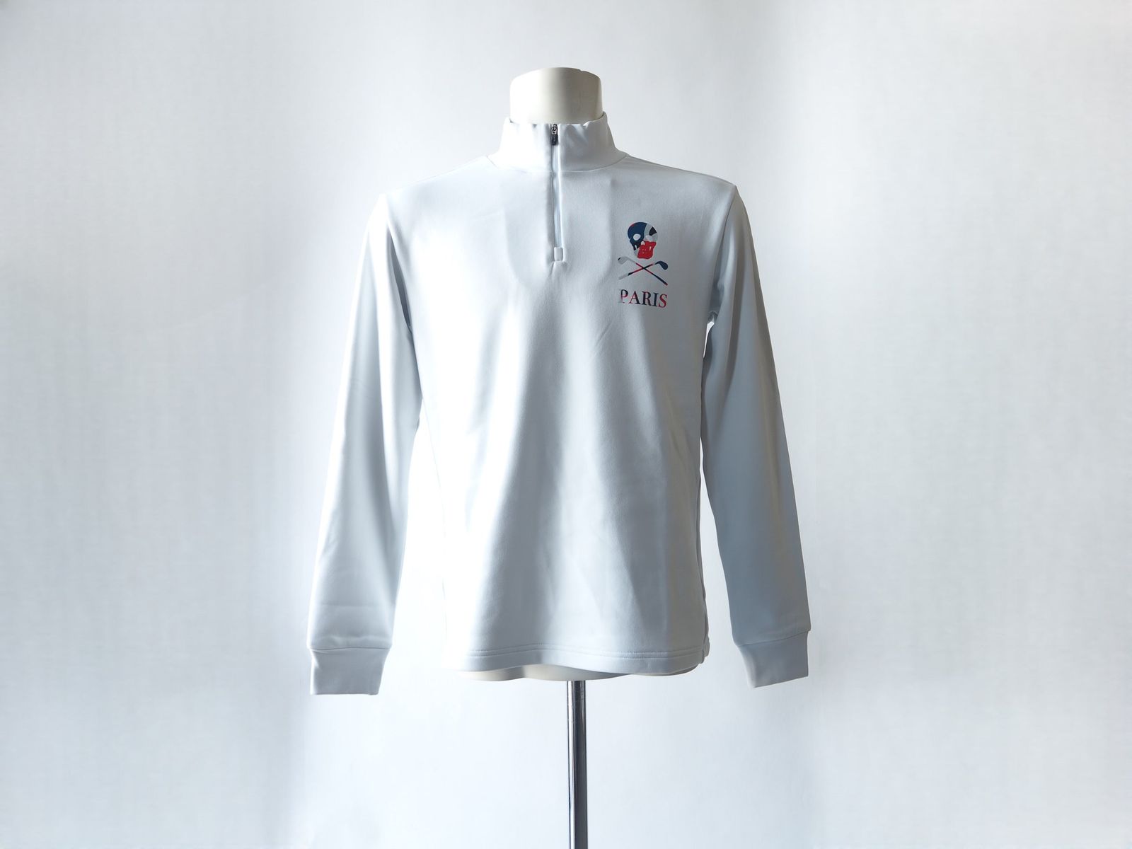 Médoc Super Micro Fleece 1/4 Zip Top  | モックネック | ホワイト | ブラック | ゴルフウェア