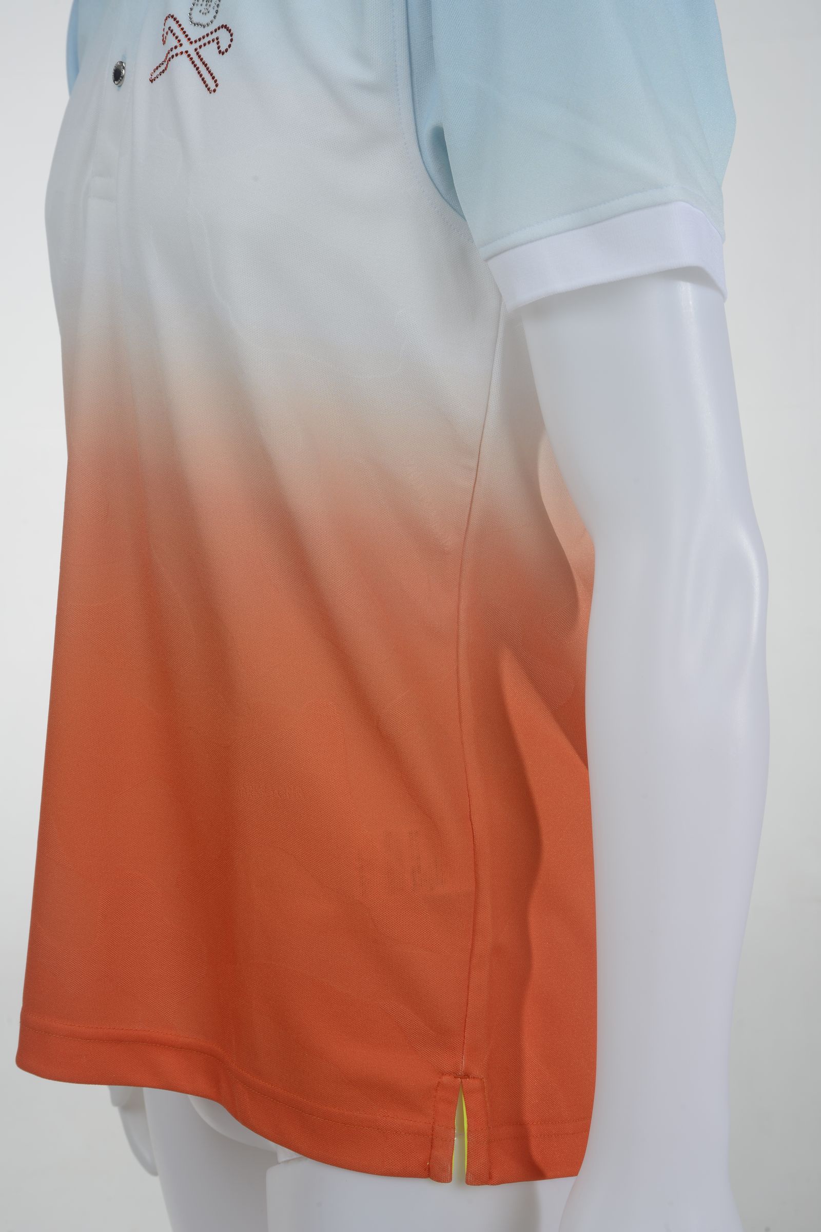Gradation polo | グラデーション ポロ | 半袖 シャツ | メンズ ゴルフウェア | ORANGE オレンジ