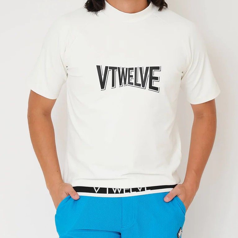 CINEMA RIB MOCK | Tシャツ | ホワイト | メンズ | ゴルフウェア