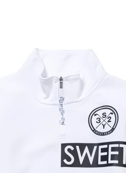 DOUBLE RUSSELL JERSEY HALF-ZIP JK | ブルゾン | ホワイト | メンズ | ゴルフウェア