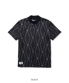MESH QD LIGHT GRAPHIC MOCK | Tシャツ | ブラック | メンズ | ゴルフウェア