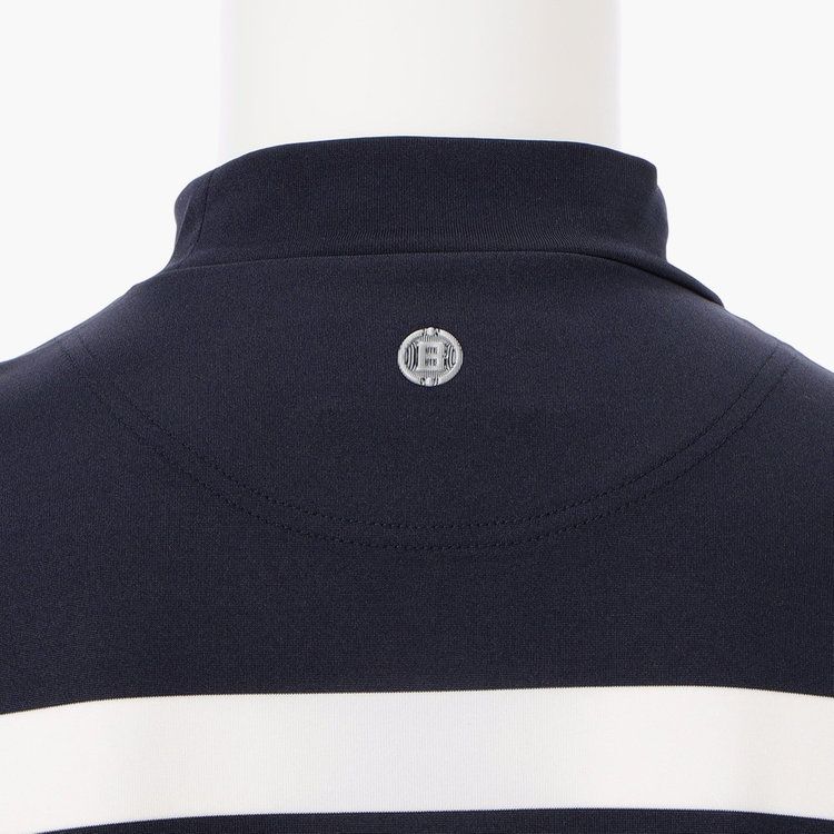 MEN’S PANEL STRIPE HIGHNECK （リラックスフィット） | ハイネックシャツ | ネイビー | メンズ | ゴルフウェア
