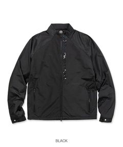 STRETCH HIGH GAUGE WIND JACKET | ブルゾン | ブラック | メンズ | ゴルフウェア
