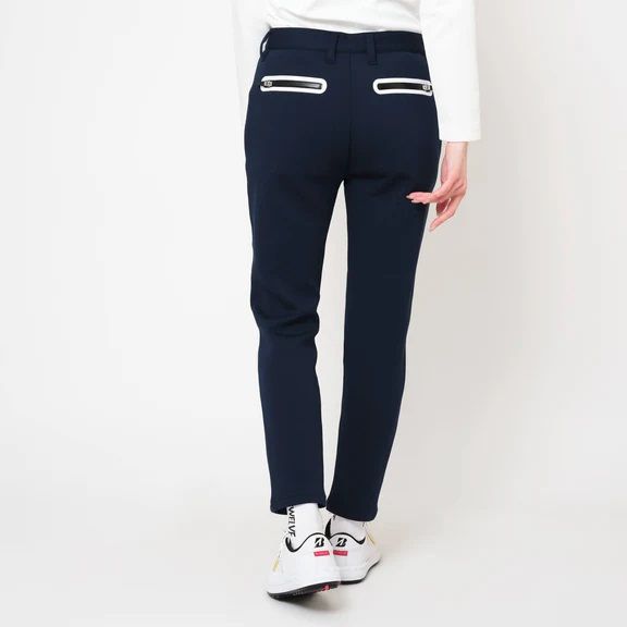 LX EMB PANTS | ロングパンツ | ネイビー | レディース | ゴルフウェア