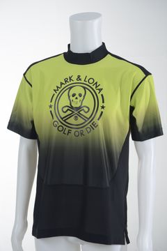 Record Tech Tee | 半袖Tシャツ | モックネック | イエロー | メンズ | ゴルフウェア