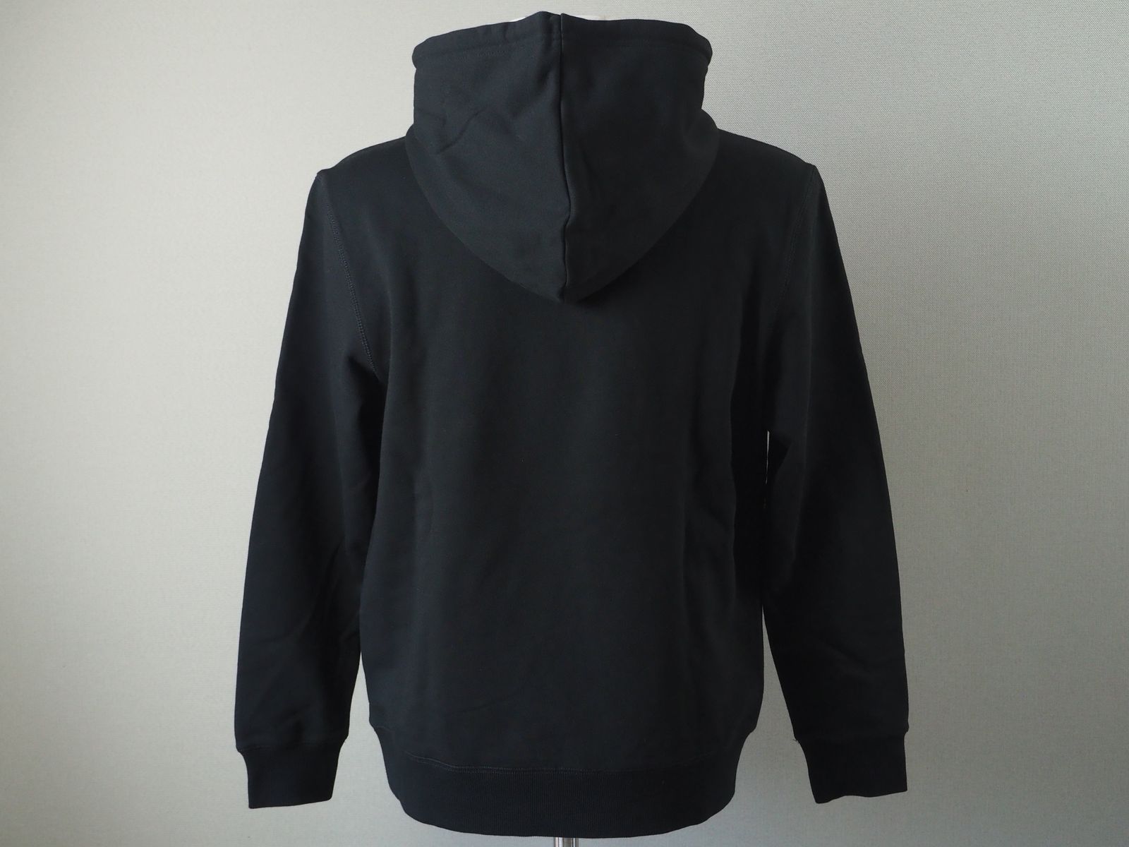 MEN'S RHINESTONE BASIC LOGO HOODIE SWEAT SHIRT | パーカー | フーディー | ブラック | メンズ
