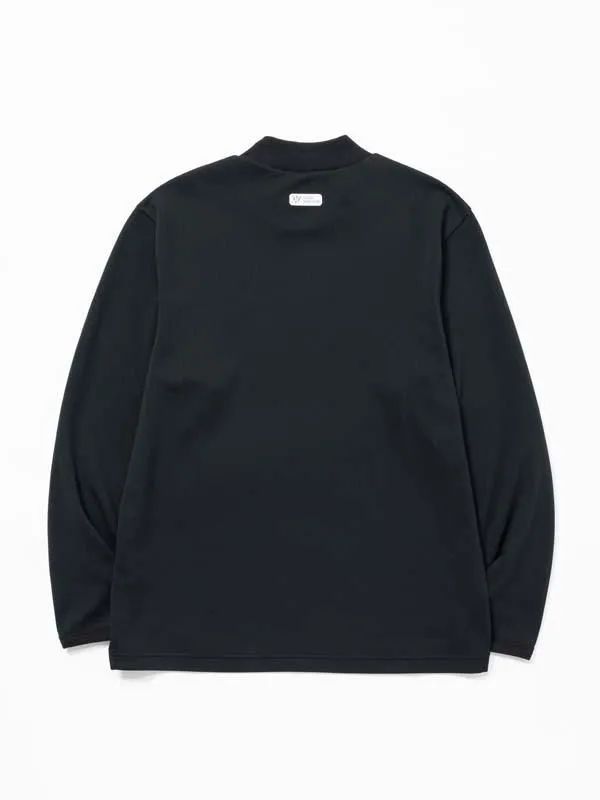 ALPINE DRY L/S MOCK | モックネックシャツ | ブラック | メンズ | ゴルフウェア