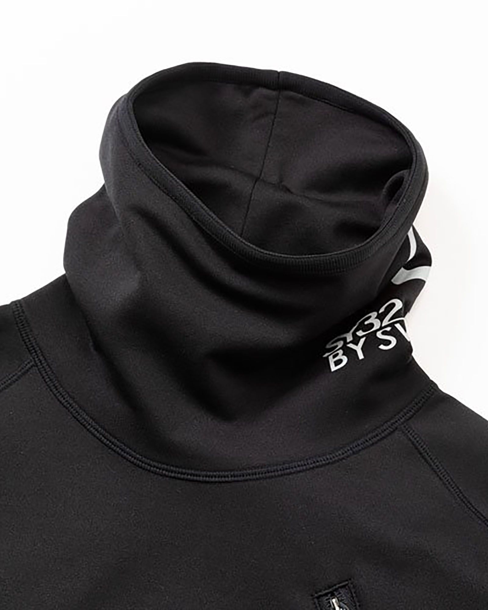 SY32 by SWEET YEARS - HIGH NECK MESH REVERSE SHIRTS | ハイネック