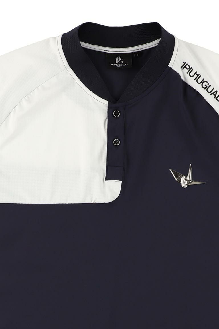 【2026年SS予約商品】BLADE POLO［NAVY］| モックネックシャツ | ネイビー | メンズ | ゴルフウェア