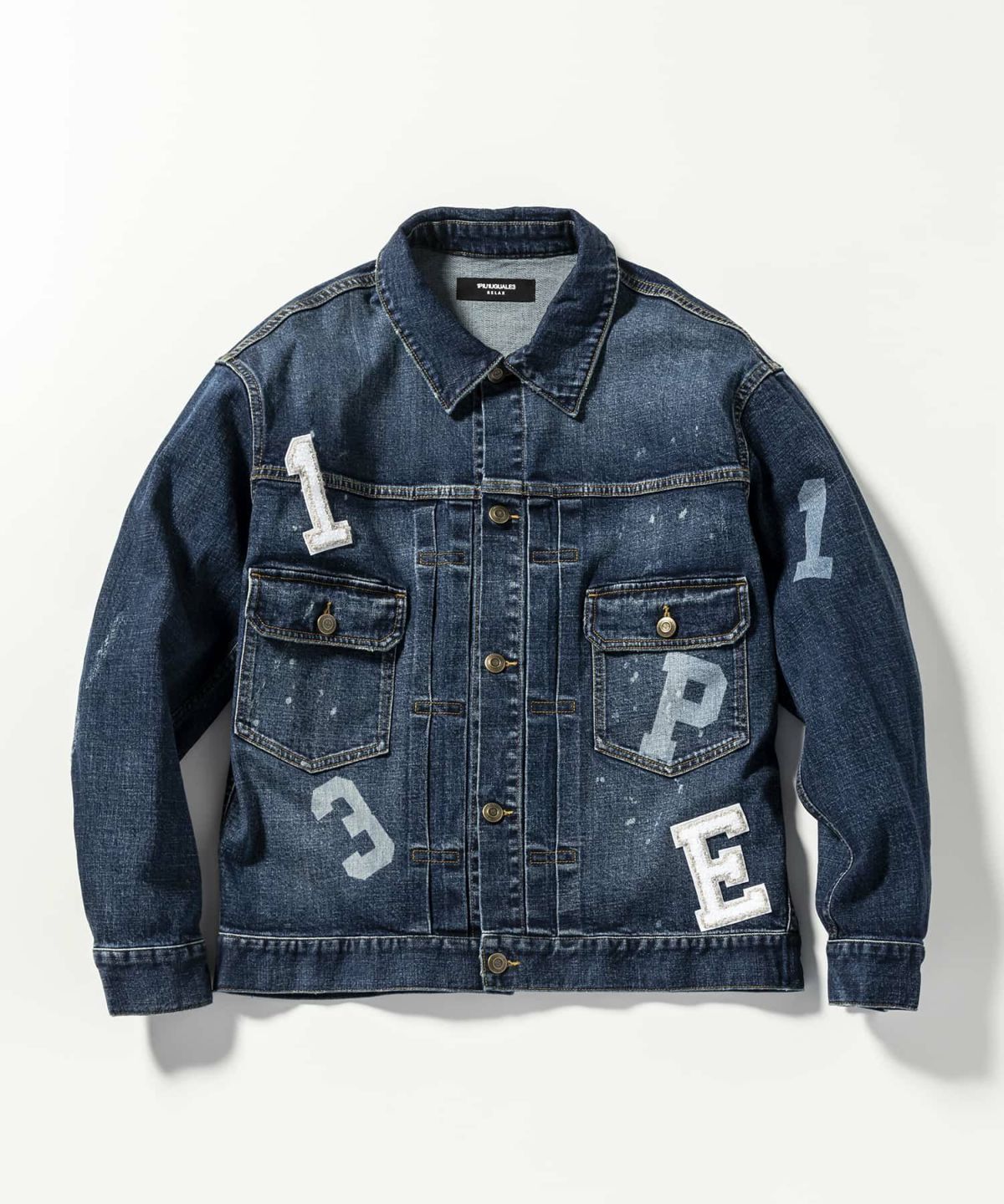 LOGO PATCH DENIM JAKET | ブルゾン | インディゴ | メンズ