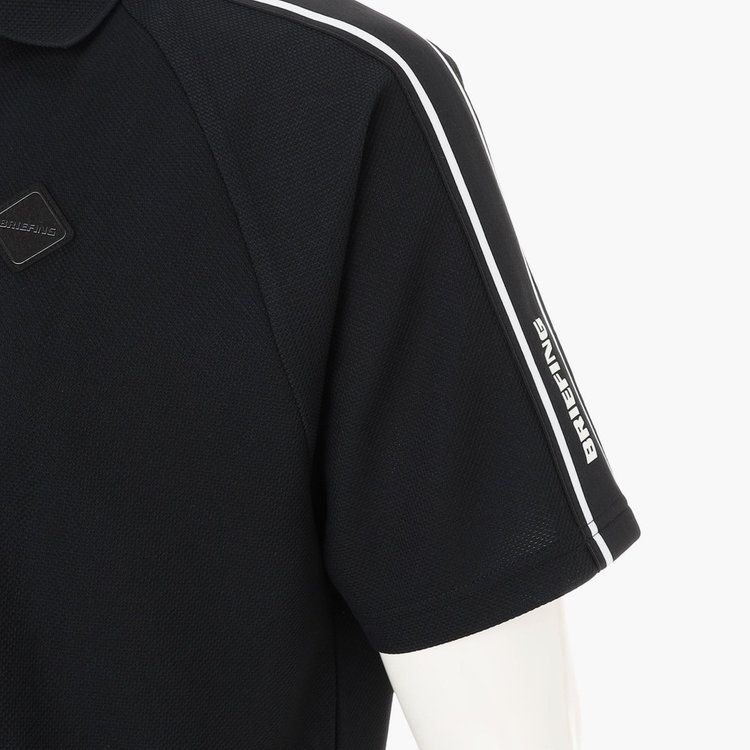 LINE POLO RF | ポロシャツ | ブラック | メンズ | ゴルフウェア