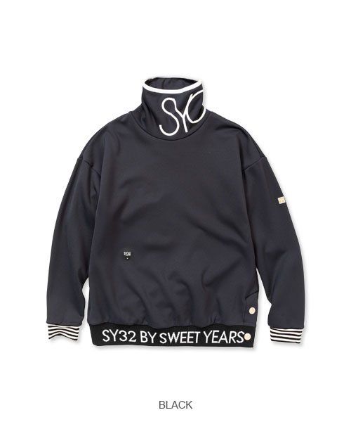 NECK LOGO HIGH NECK SHIRTS | ハイネックシャツ | ブラック | レディース | ゴルフウェア