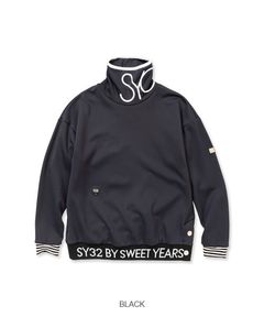 NECK LOGO HIGH NECK SHIRTS | ハイネックシャツ | ブラック | レディース | ゴルフウェア