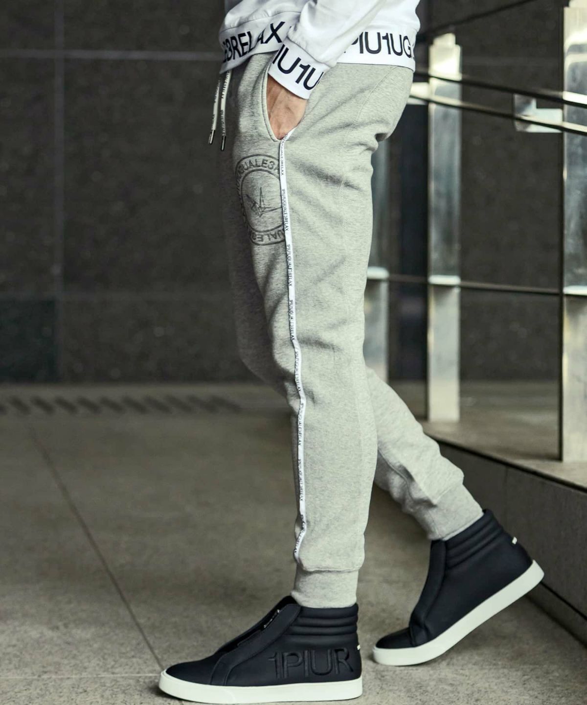 HEAVY FLEECE CIRCLE LOGO LONG PANTS | ロングパンツ | トップグレー | メンズ