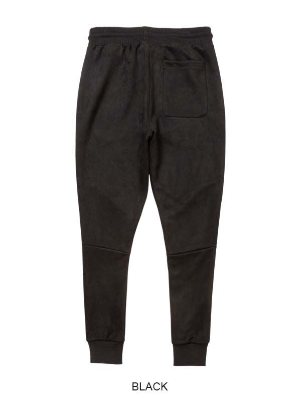 ESTER SUEDE PANTS | ロングパンツ | ブラック | メンズ