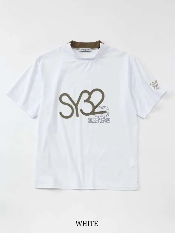 BIG LOGO MOCK | モックネック | ホワイト | メンズ | ゴルフウェア