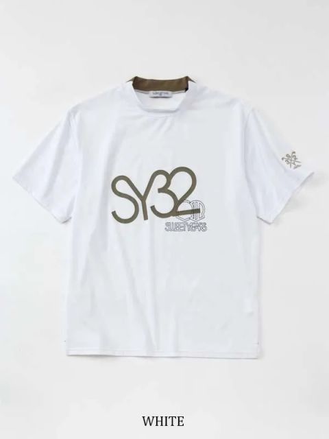 BIG LOGO MOCK | モックネック | ホワイト | メンズ | ゴルフウェア