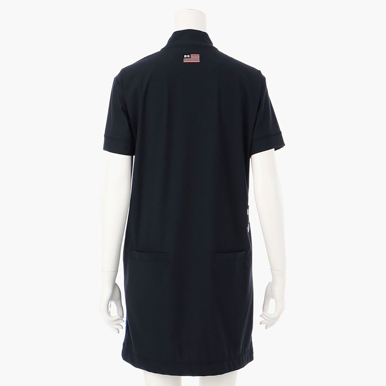 WOMENS SIDE LOGO LINE HIGH NECK ONE PIECE | ワンピース | ネイビー | レディース | ゴルフウェア
