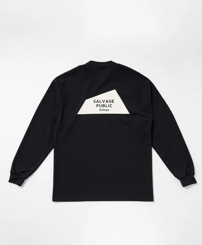 マロオモックネック L/S（Kolepa Stamp） | Tシャツ | ブラック | メンズ | ゴルフウェア