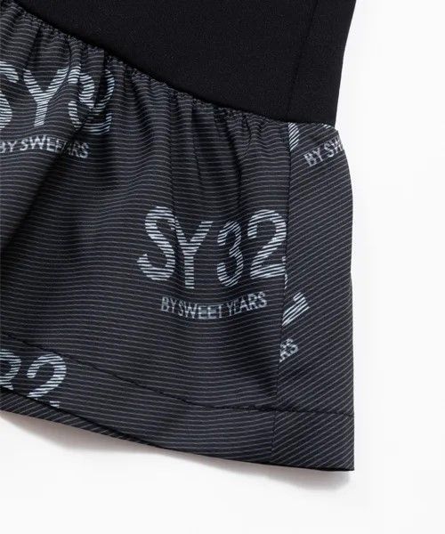 STRETCH GRAPHIC COMBI SKIRT | スカート | ブラック | レディース | ゴルフウェア