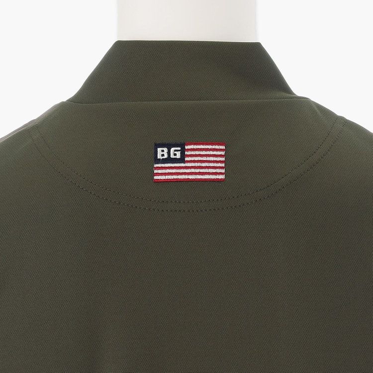 WOMENS BI-COLOR NO SLEEVE HIGH NECK | ハイネックシャツ | オリーブ | レディース | ゴルフウェア