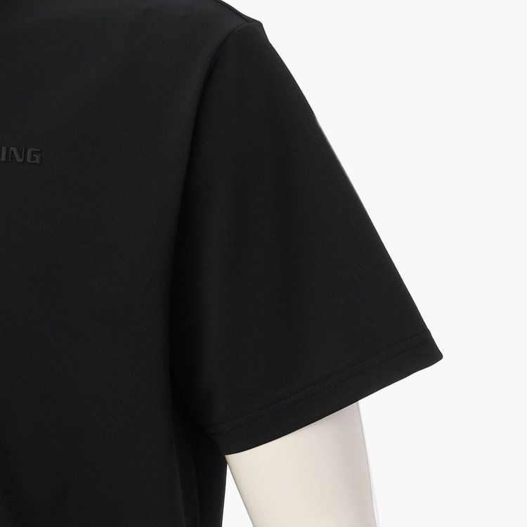 MEN'S MINI LOGO HIGHNECK（リラックスフィット） | ハイネックシャツ | ブラック | メンズ | ゴルフ