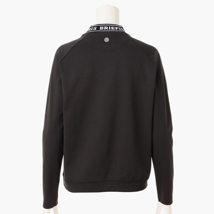 WOMEN’S NECK LOGO LS HIGHNECK（リラックスフィット） | Tシャツ | ブラック | レディース | ゴルフウェア