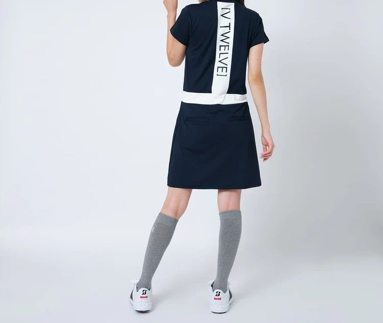 VERTICAL ONE-PIECE | ワンピース | ネイビー | レディース | ゴルフウェア